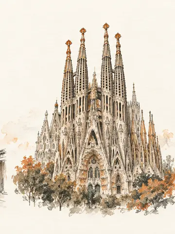 Sagrada Família illustration