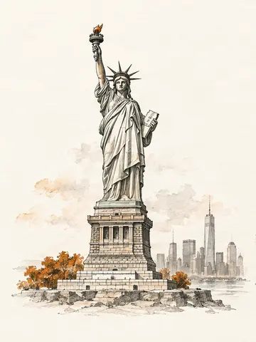 Statue of Liberty illustration